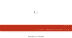 Desktop Screenshot of geofoam.com